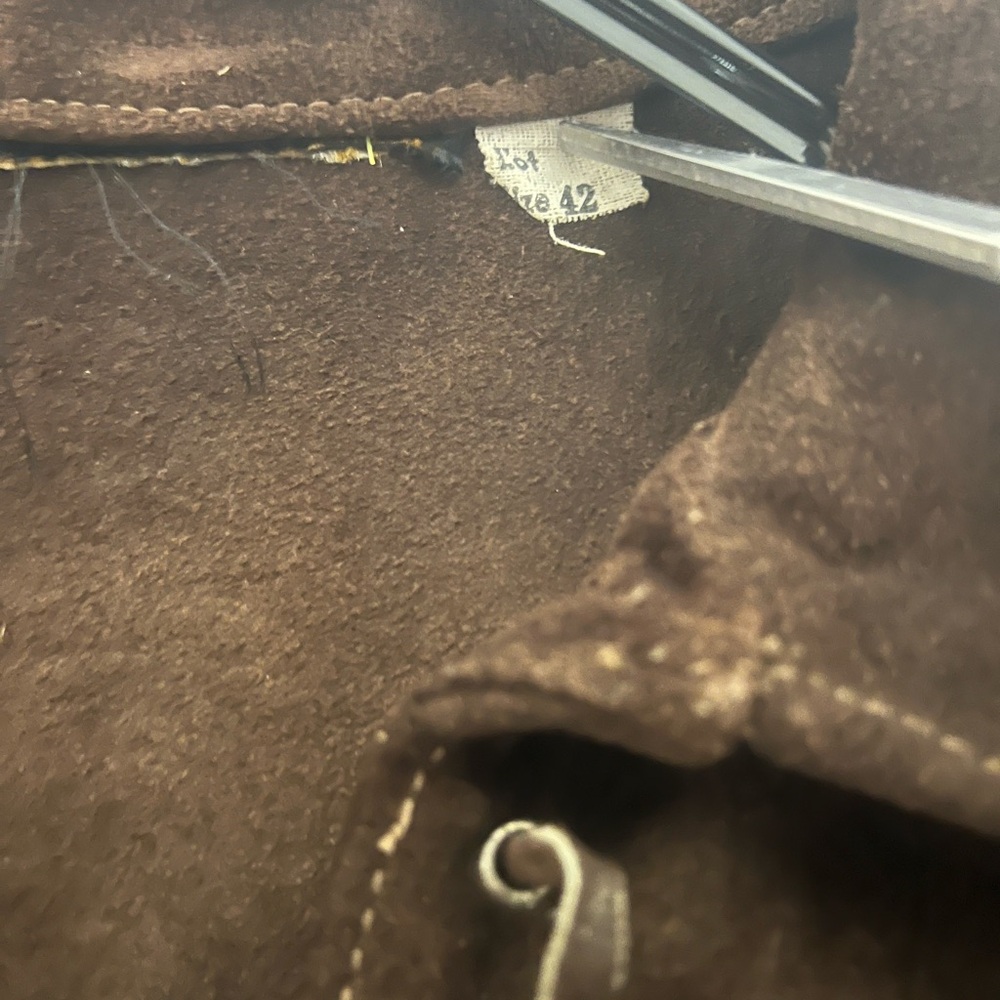 Vintage‎ suede fringe shirt - Picture 3 of 3